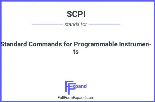 Full form of SCPI