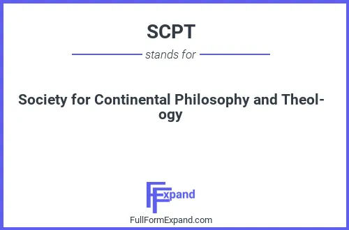 Full form of SCPT