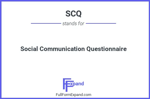 Full form of SCQ