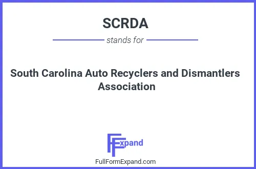 Full form of SCRDA