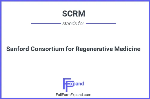 Full form of SCRM