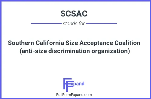Full form of SCSAC