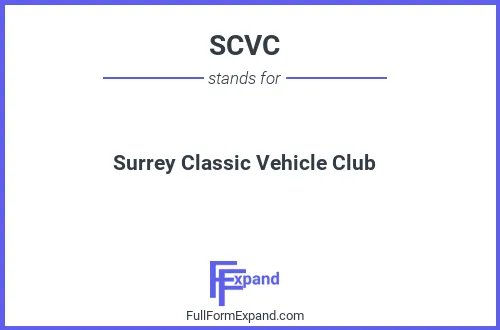 Full form of SCVC