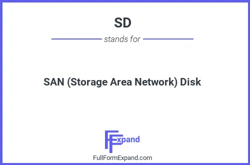 Full form of SD