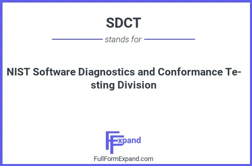 Full form of SDCT