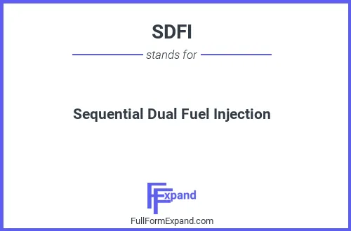 Full form of SDFI