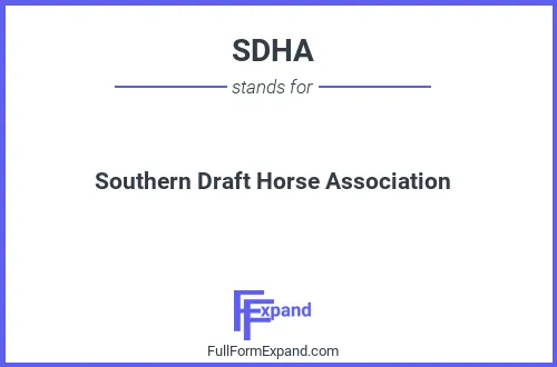 Full form of SDHA