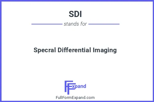Full form of SDI