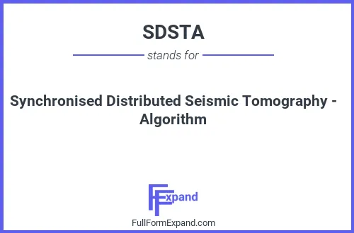 Full form of SDSTA