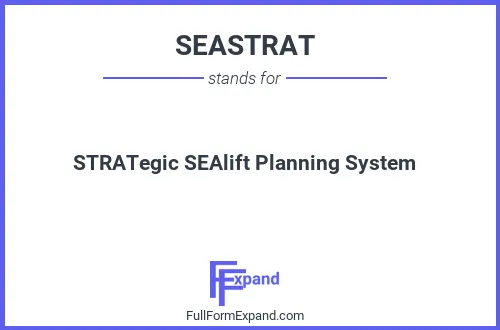 Full form of SEASTRAT