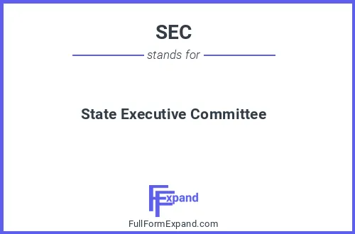 Full form of SEC