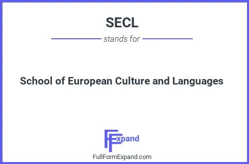 Full form of SECL