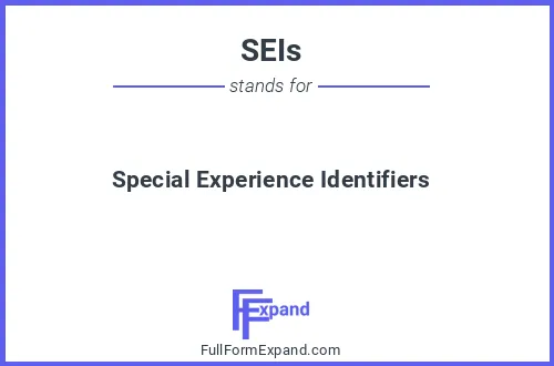 Full form of SEIs