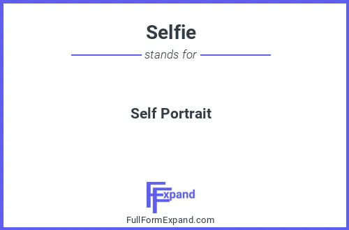Full form of Selfie