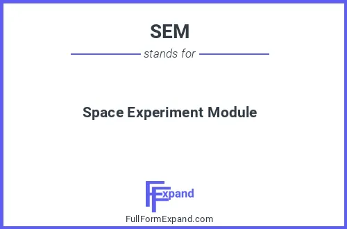 Full form of SEM