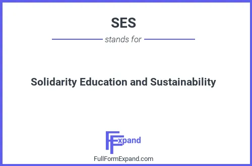 Full form of SES