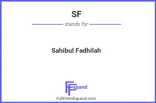 Full form of SF