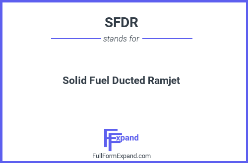 Full form of SFDR