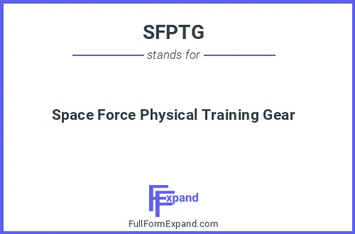 Full form of SFPTG