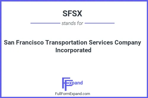 Full form of SFSX