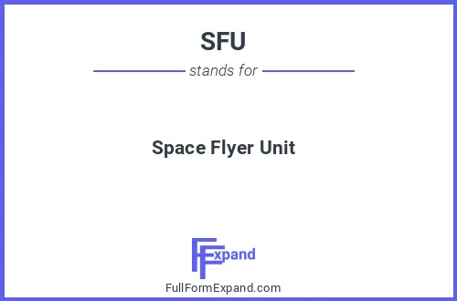 Full form of SFU