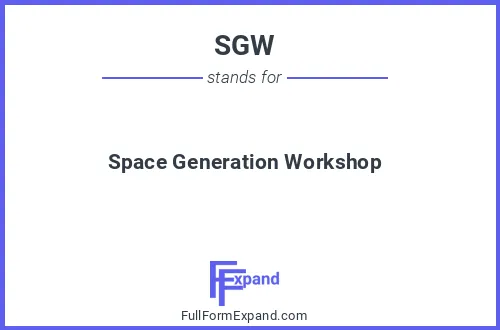 Full form of SGW