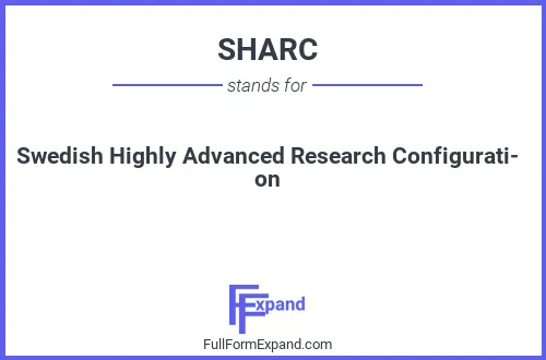 Full form of SHARC