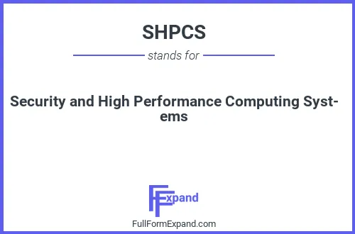 Full form of SHPCS