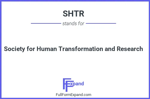Full form of SHTR