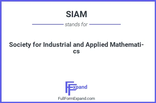 Full form of SIAM