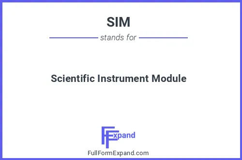 Full form of SIM