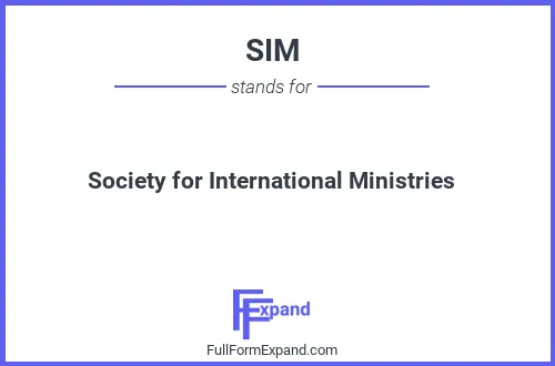 Full form of SIM