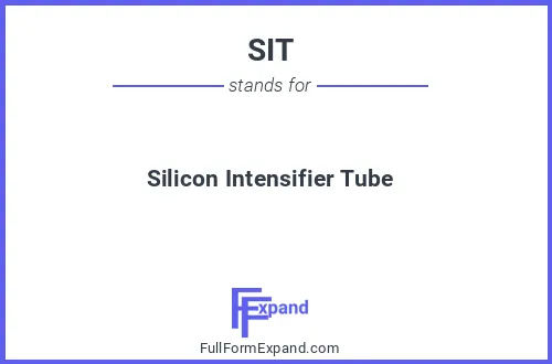 Full form of SIT