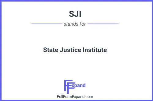 Full form of SJI