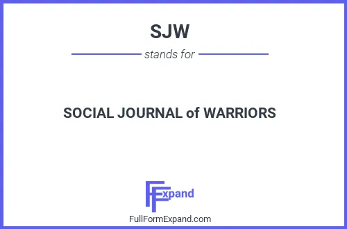 Full form of SJW