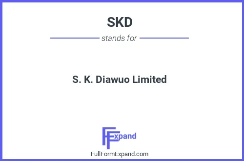 Full form of SKD