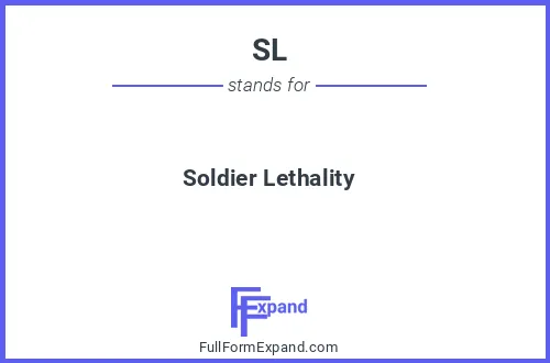 Full form of SL