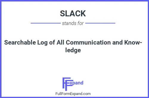 Full form of SLACK