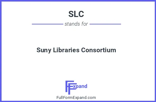 Full form of SLC