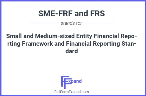 Full form of SME-FRF and FRS