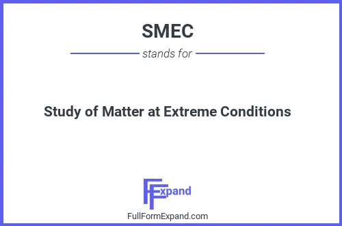 Full form of SMEC