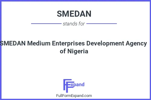 Full form of SMEDAN