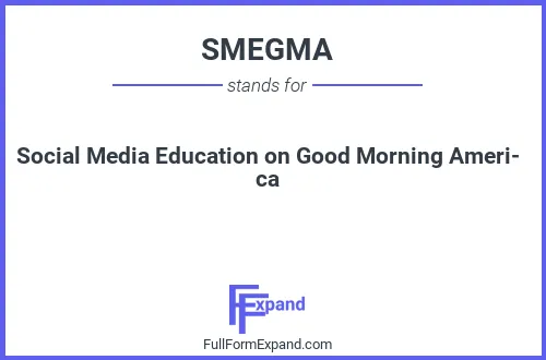 Full form of SMEGMA