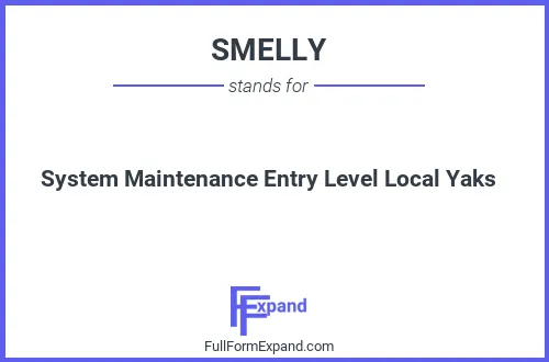 Full form of SMELLY