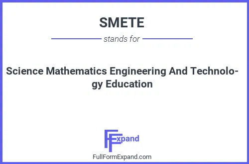 Full form of SMETE