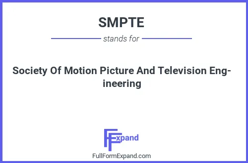 Full form of SMPTE