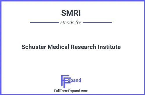 Full form of SMRI