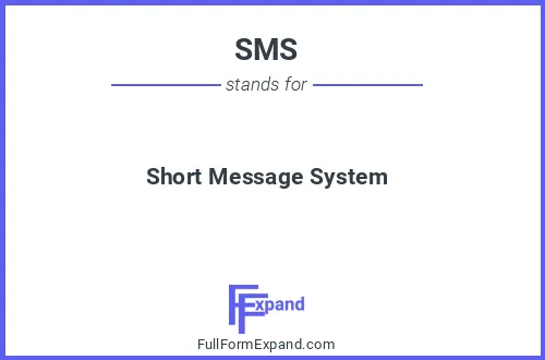 Full form of SMS