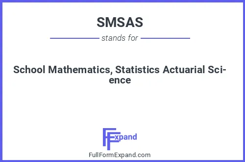 Full form of SMSAS