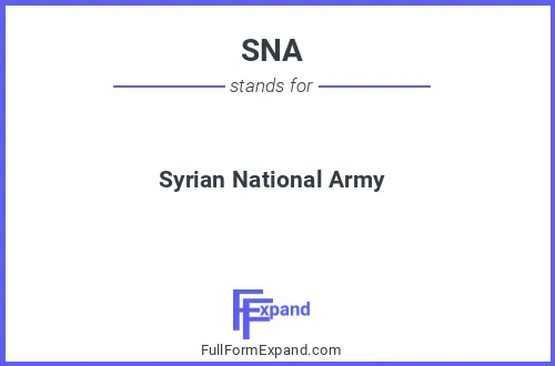 Full form of SNA